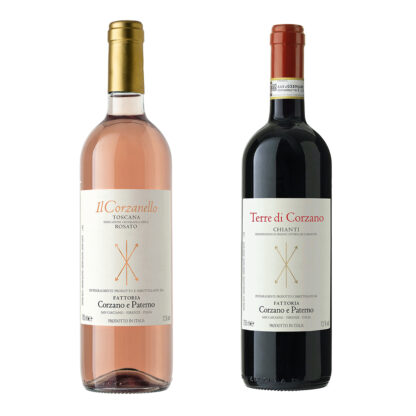 Il Corzanello Rosato 2024-6bt, Terre di Corzano 2023-6bt.